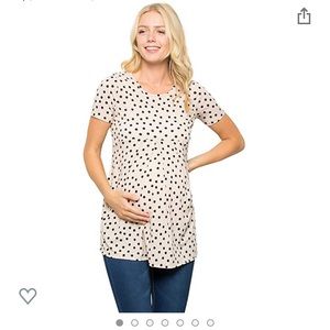 My Bump polka dot maternity top